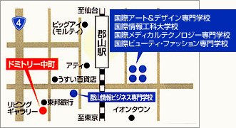 ドミトリー中町　地図